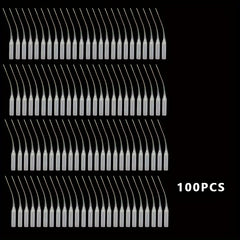 50 100 Glue Bottle Tips Micro Pointed Glue Dispensing Extension Droppers