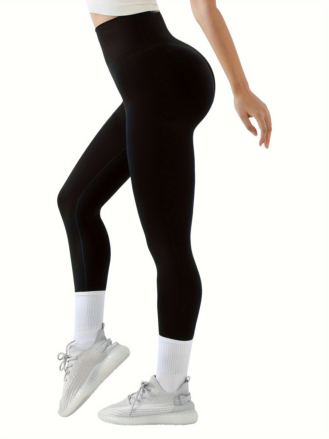 High Stretch Seamless Leggings High Waist Yoga Workout Tight Pants