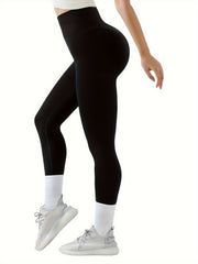 High Waist Tummy Control Fitness Pants Quick Dry Running Yoga Leggings