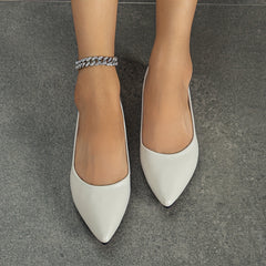Women's Pointed Toe Ballet Flats Slip On Shoes