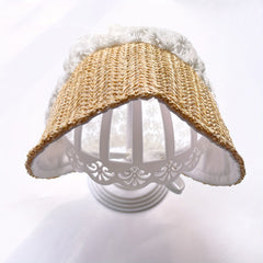 Newborn Daisy Heart Sun Hat for Beach Vacation