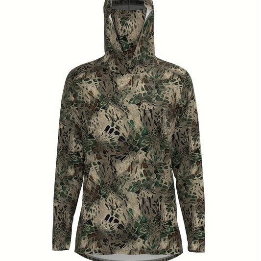 Outdoor Sun Protection Clothing Hooded Jacket Quick drying Breathable With Mask