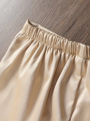 High Waist Button Trousers for Girls