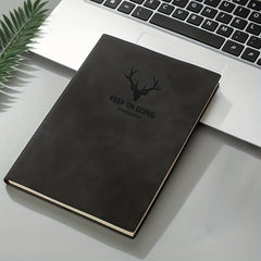 200 Pages A5 Leather Notebook
