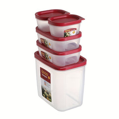 5pcs Plastic Fresh keeping Boxes Food Bento Box Refrigerator Special Box
