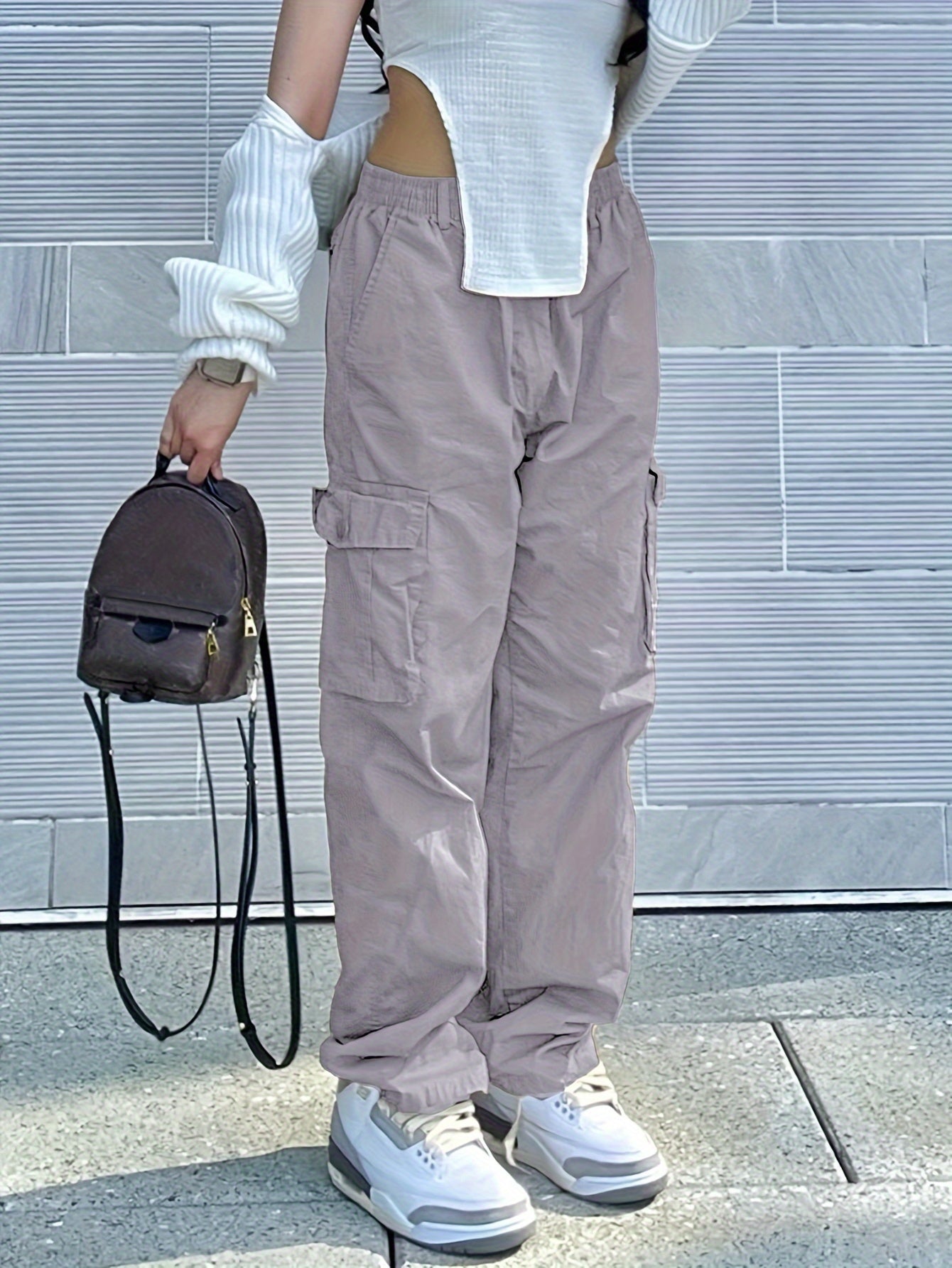 Women's High Waisted Sports Pants with Pockets