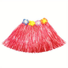 Hawaiian Straw Skirt for Parties and Performances