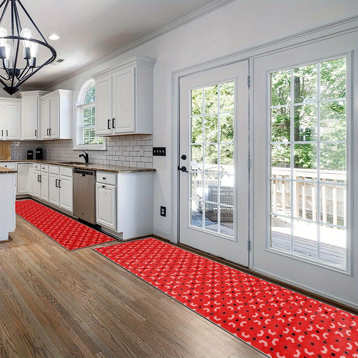 Soft Non Slip Area Rug Long Oriental Hallway Runner Kitchen Mat