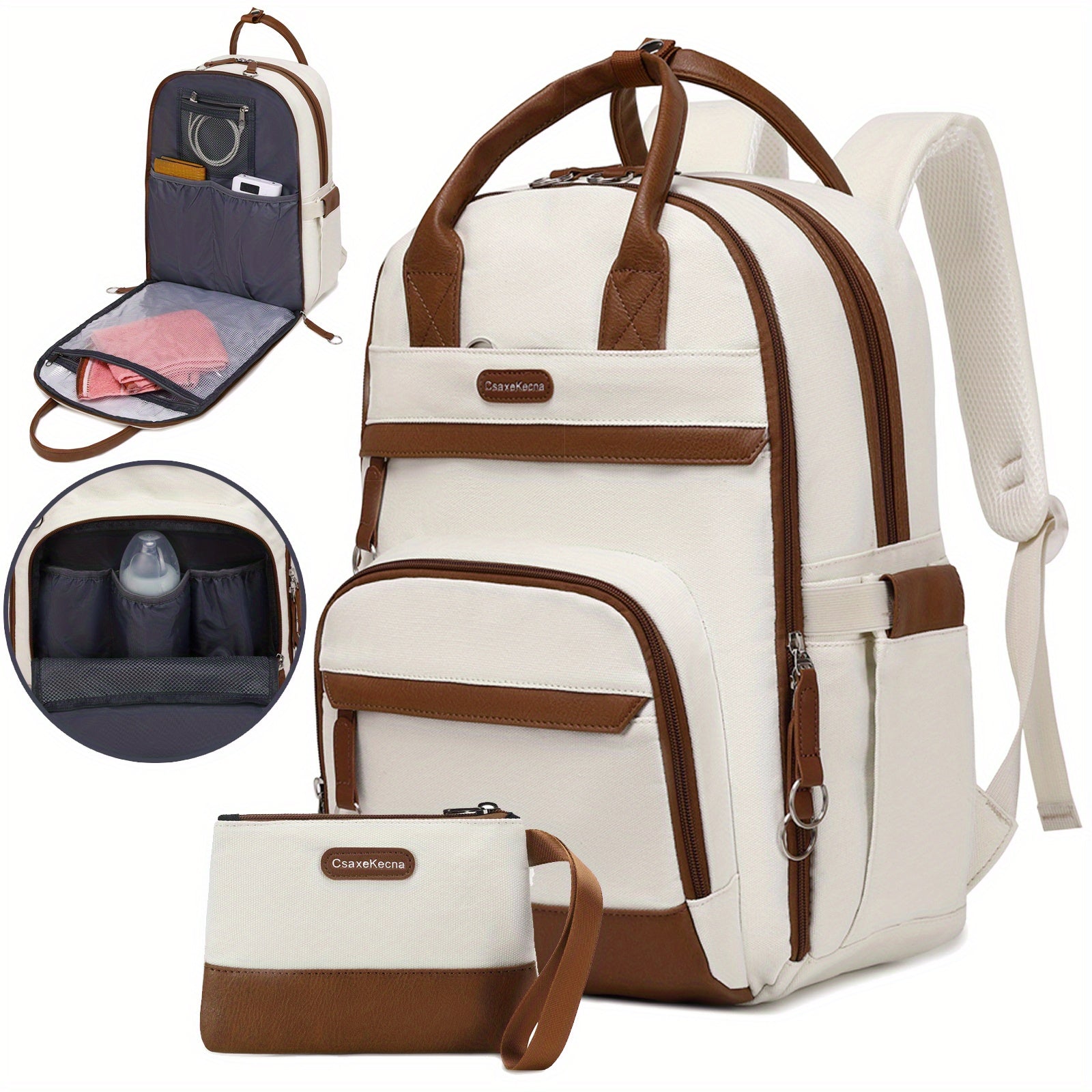 Waterproof Unisex Diaper Bag Backpack for Travel