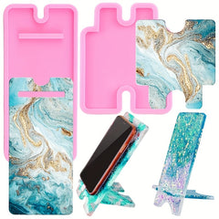 DIY Mobile Phone Stand Silicone Resin Mold for Cell Phone Holder