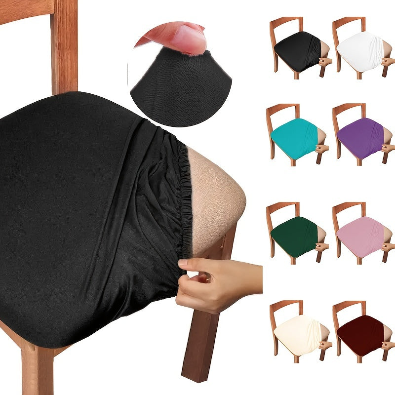 4pcs Chair Seat Covers Dining Room Chair Seat Covers With Ties