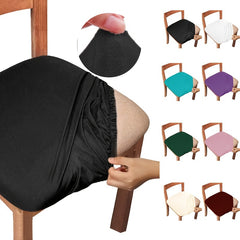 4pcs Chair Seat Covers Dining Room Chair Seat Covers With Ties