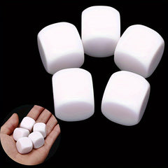 Acrylic Rock paper scissors Plain Dice Blank Dice Entertainment Game 5
