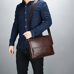 Men's Single Shoulder Bag Business Crossbody A4 Paper Travel Bag