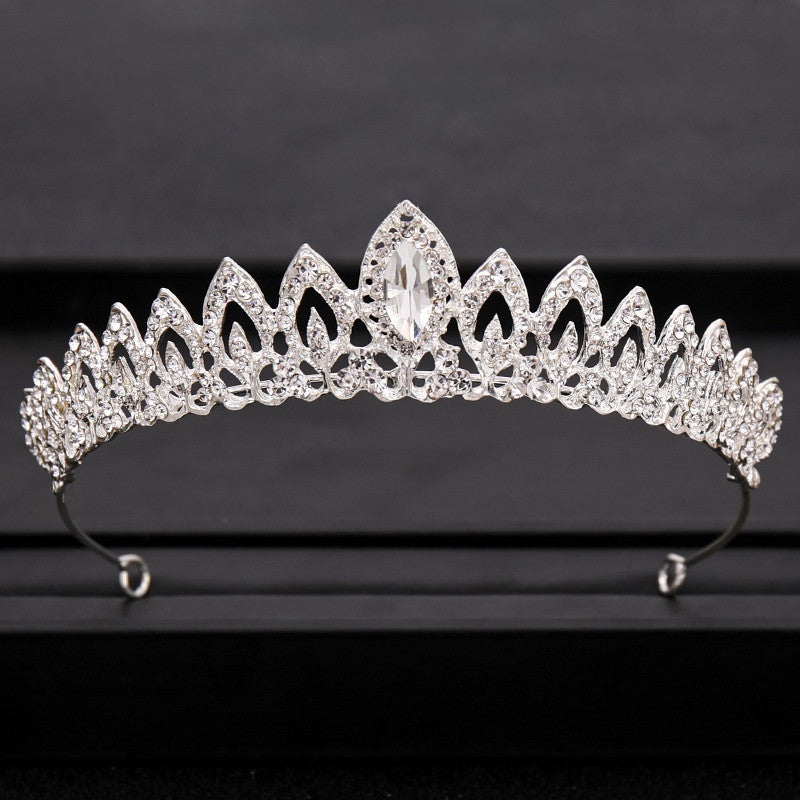 Bridal Tiara Rhinestone Crown Hair Jewelry for Wedding