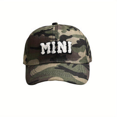 Leopard Mama Mini Embroidery Baseball Cap Sun Protection Hat