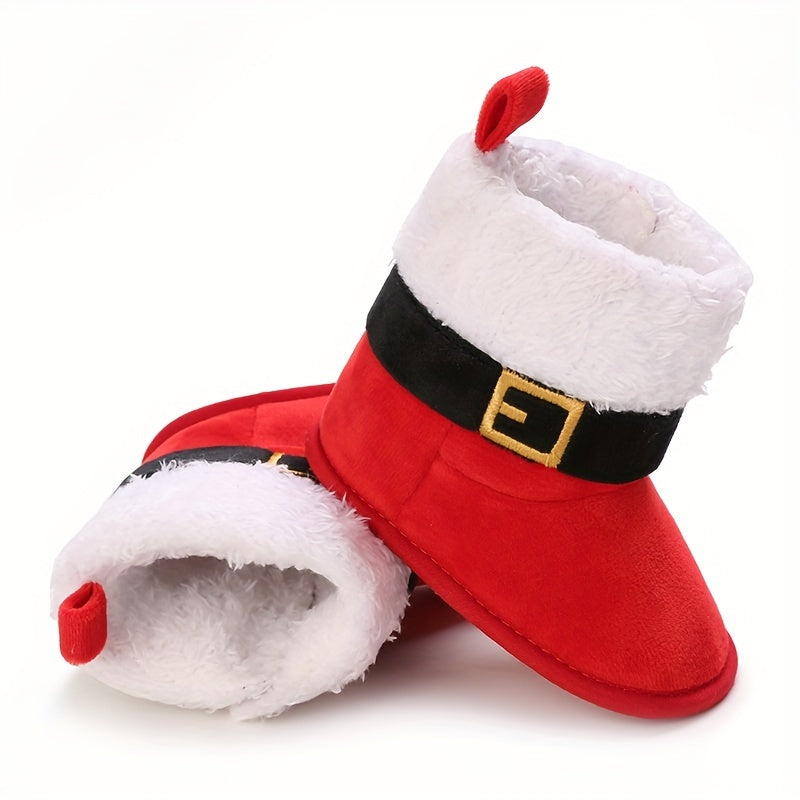 Christmas Cartoon Baby Boots Soft Warm Indoor Outdoor Winter