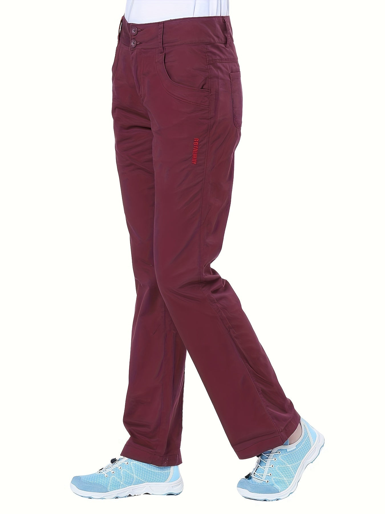 Women's Casual Hiking Pants High Waist Loose Sports Pants