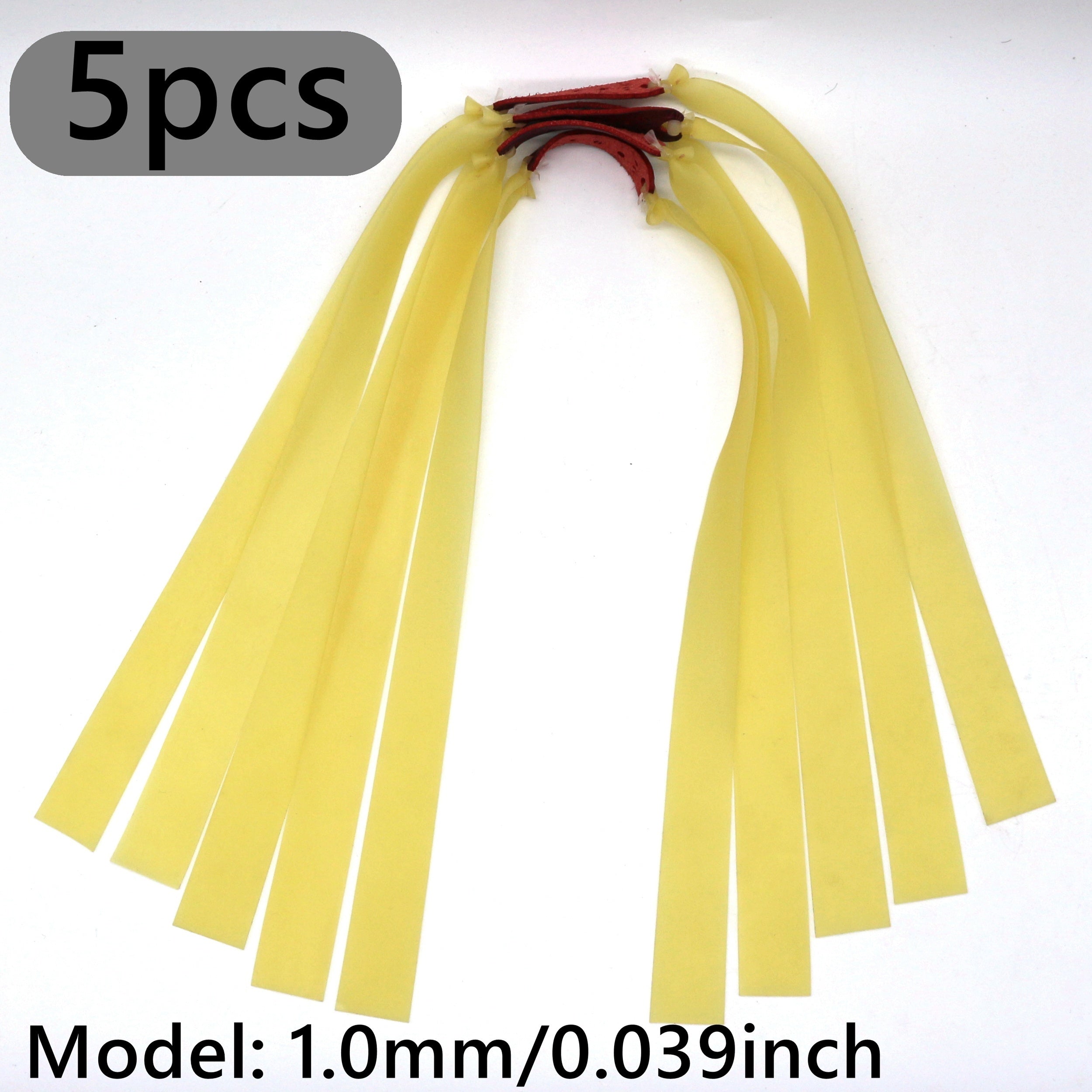 5pcs 1.0mm Elastic Tubular Bands Replacement Rubber Band