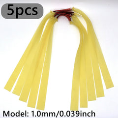5pcs 1.0mm Elastic Tubular Bands Replacement Rubber Band