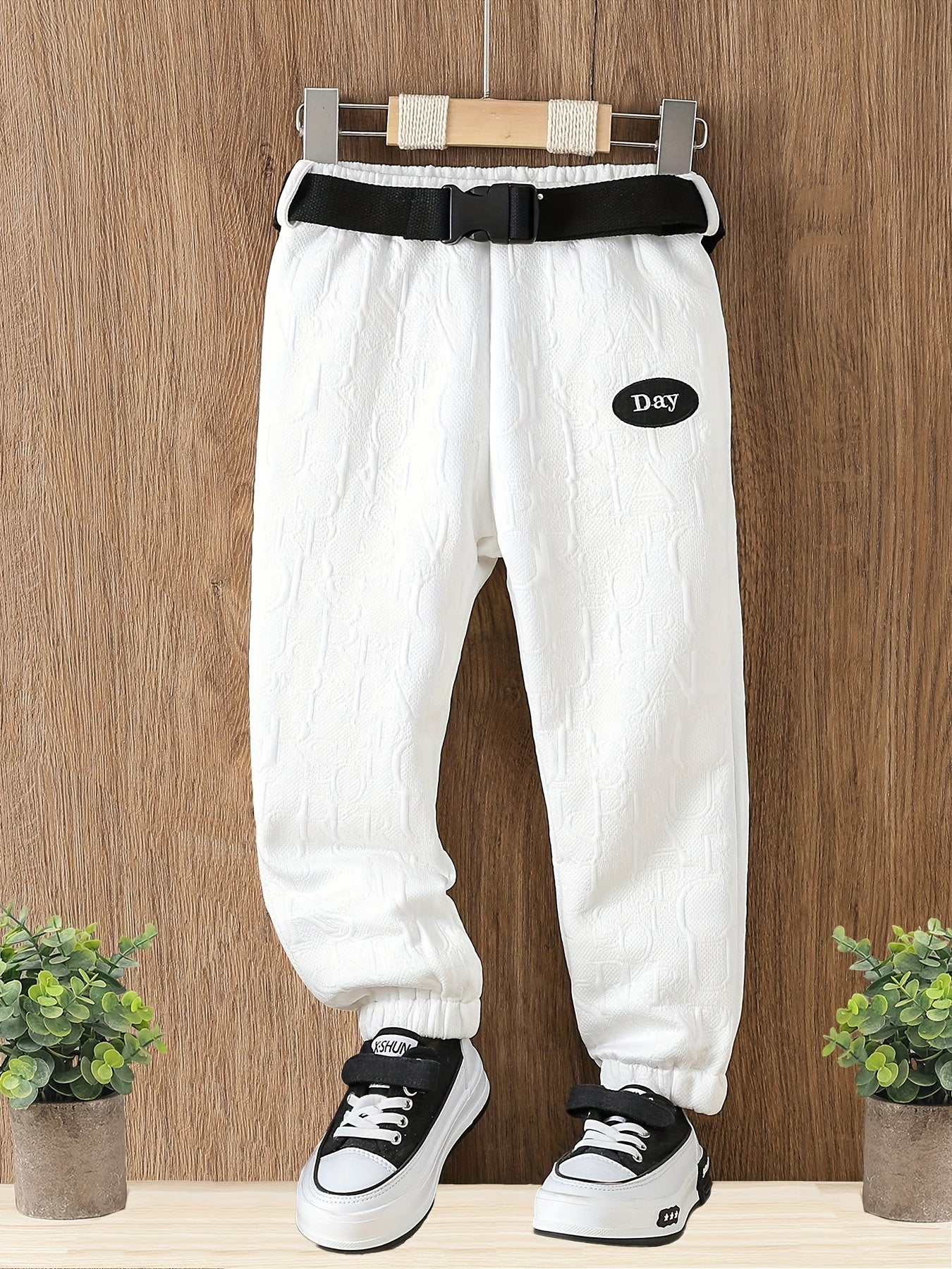 Boys Casual Textured Comfortable Active Sweatpants Kids Clothing