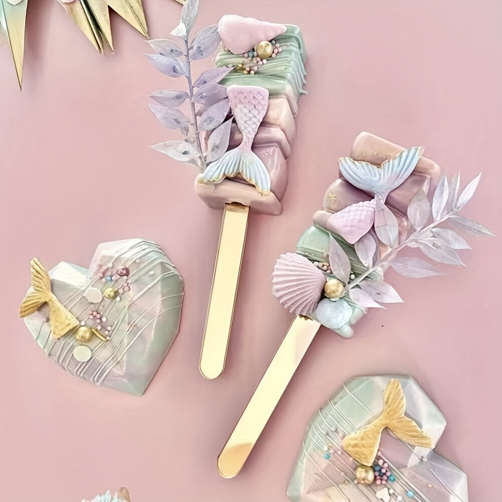 50pcs Acrylic Popsicle Stick Reusable Cakesicle Sticks