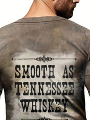Men's Long Sleeve Vintage Novelty T-shirt for Autumn