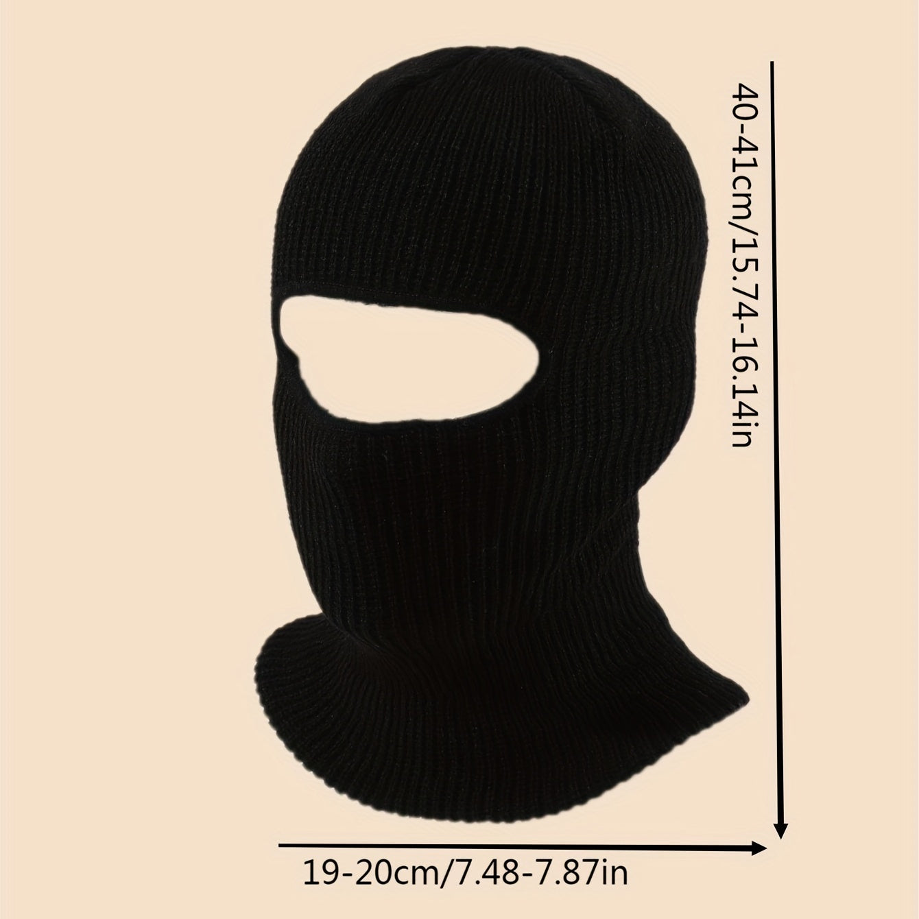 Men's Windproof Knitted Balaclava