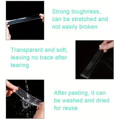 Reusable Double Sided Nano Tape Adhesive Washable