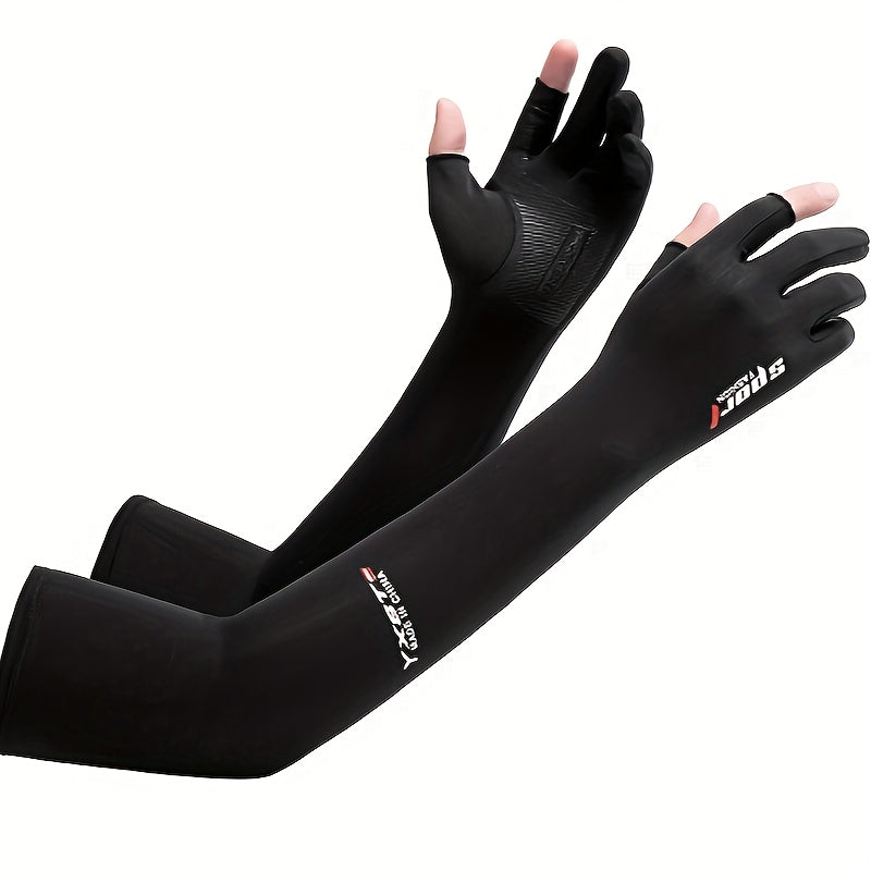2pcs Breathable Sunscreen Arm Sleeves UV Protection