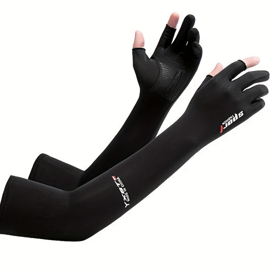 2pcs Breathable Sunscreen Arm Sleeves UV Protection