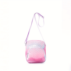 Sweet Gradient Mini Crossbody Bag Rainbow Girl Diagonal Bag Adjustable Strap