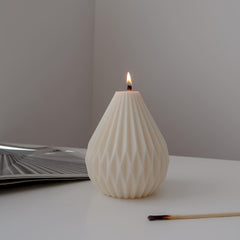 Pear Shaped Candle Making Silicone Mold