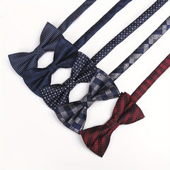 Men's Jacquard Bow Tie Casual Silk Bow Tie