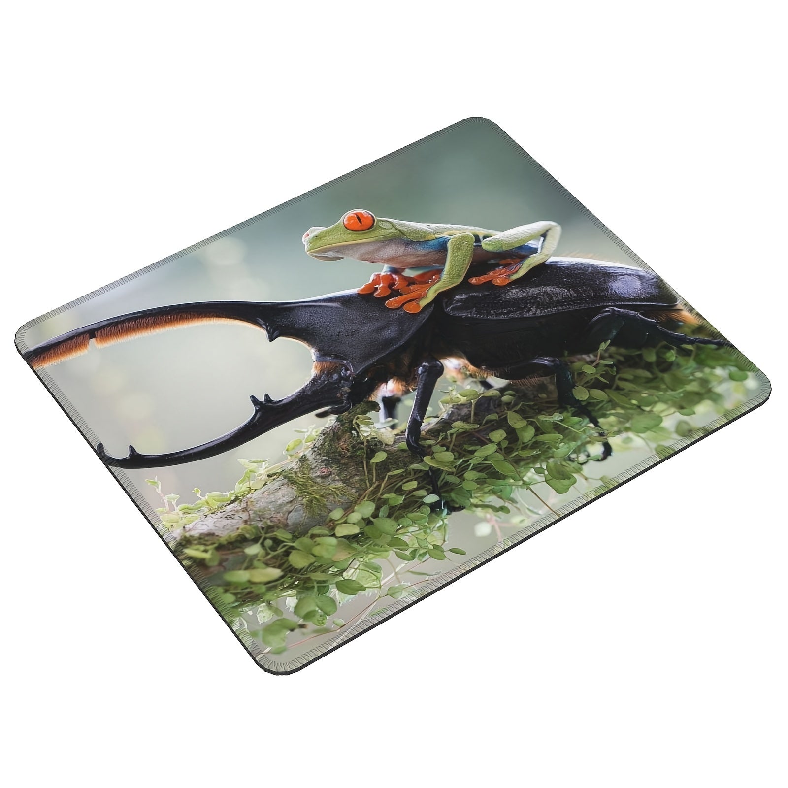 Insect & Frog Pattern 20x24cm Mouse Pad for Games and Office