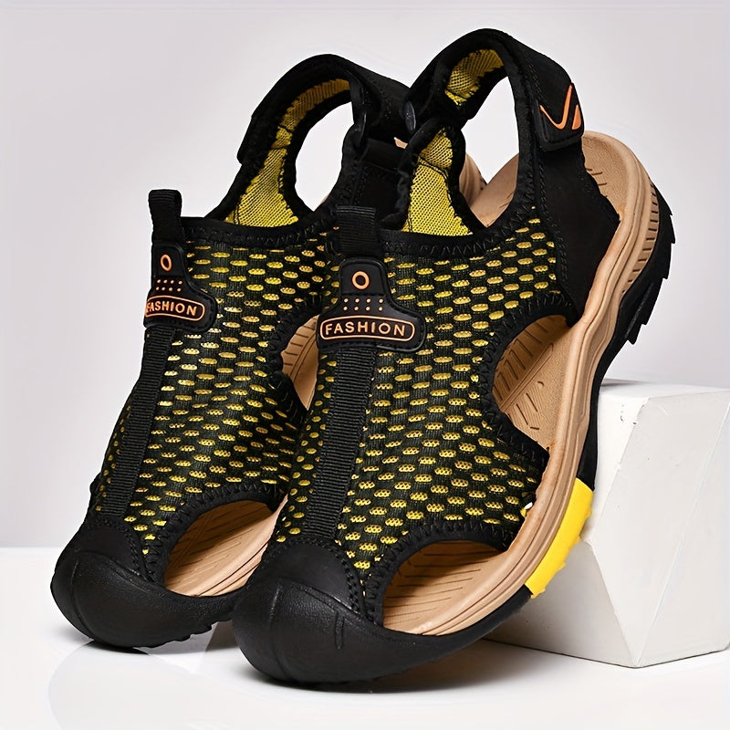 Men's Mesh Slip On Sandals Outdoor Beach Shoes
