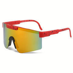 Men's Large Frame Sports Sunglasses Cycling Mountaineering Windproof