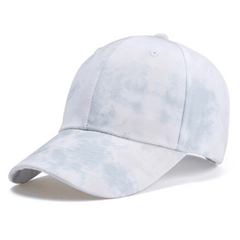 Tie Dye Gradient Multicolor Baseball Cap Men Cotton Outdoor Summer Sun Dad Hat
