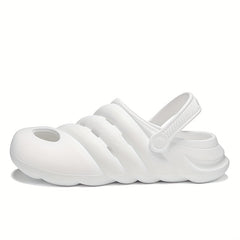 Men's Platform Clogs Hollow Out Garden Shoes