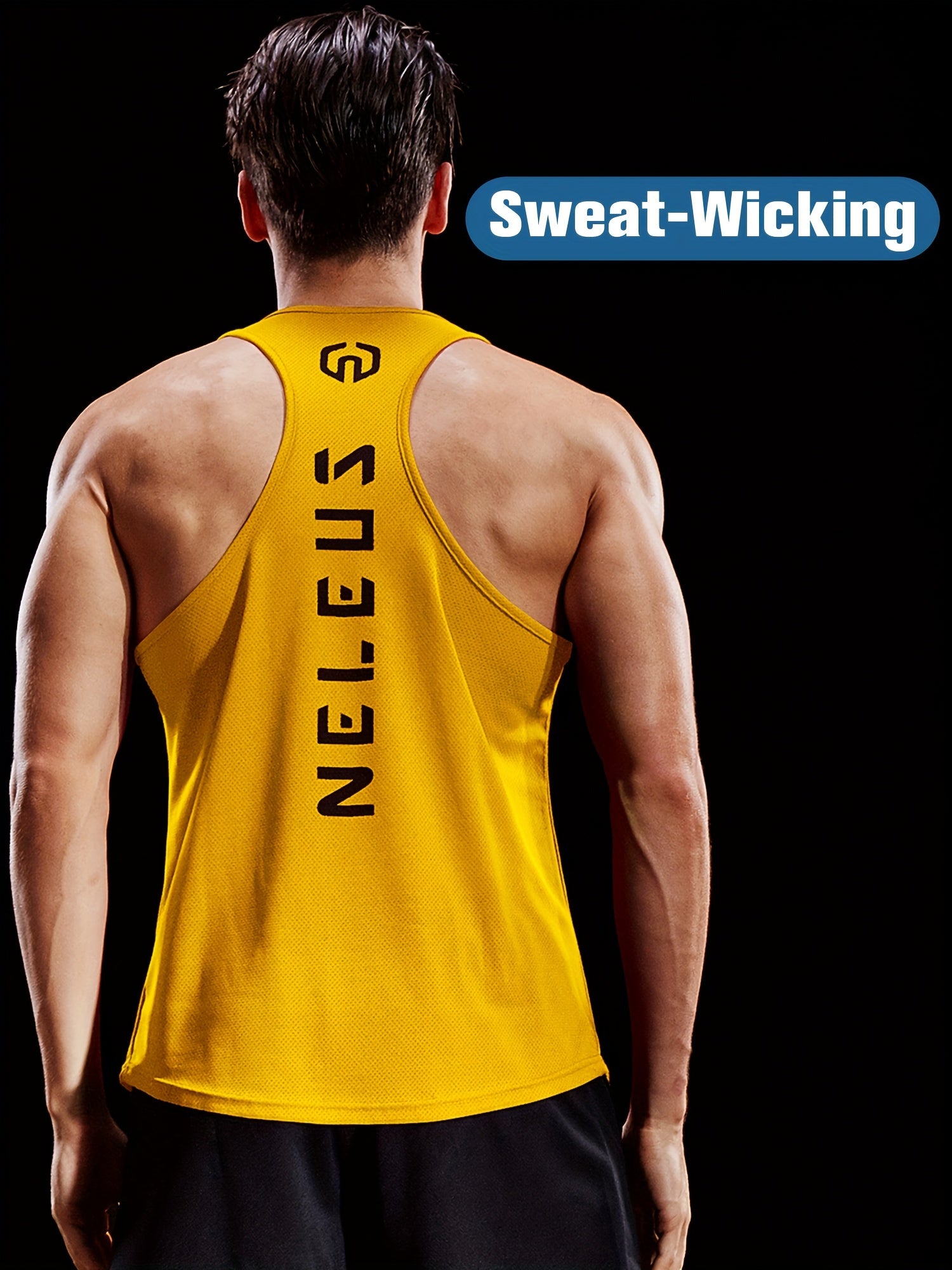 Men's Quick-Dry Tank Top for Fitness Yoga Pilates