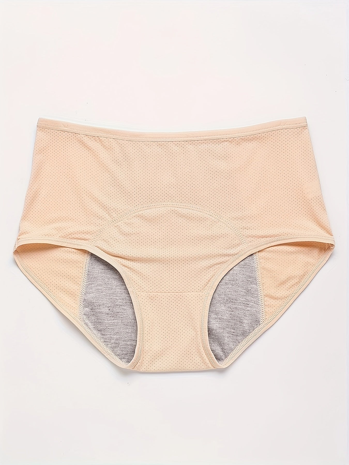 5 Pack Plus Size Leak Proof High Rise Briefs Set