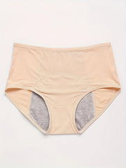 5 Pack Plus Size Leak Proof High Rise Briefs Set
