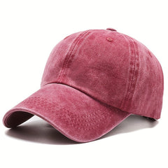 Washed Denim Baseball Cap for Couple