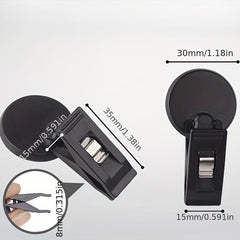2pcs Vehicle-mounted Business Card Ticket Clip Paste Type Car Parking Card Clip