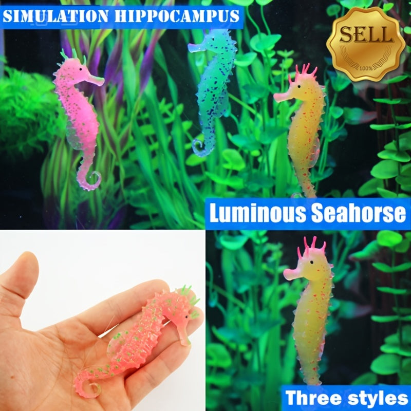 Seahorse Silicone Coral Decor Ornament