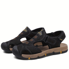 Men's Non slip Sandals Quick Dry Closed Toe Rubber Sole Beach Shoes