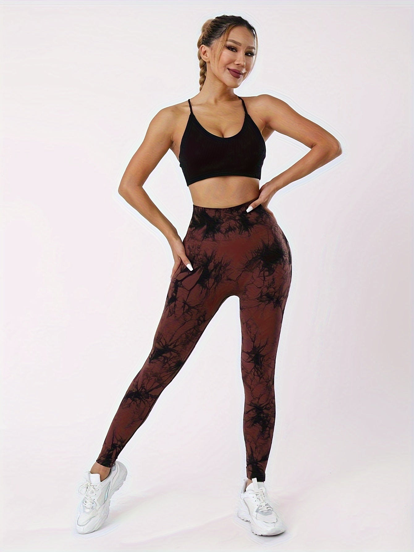 Tie Dye High Waist Butt Lifting Yoga Pants