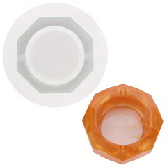 1pc Silicone Large Ashtray Resin Mold Coaster Casting Mold for Epoxy Resin
