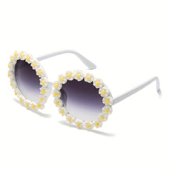 Daisy Flower Sunglasses Gradient UV400