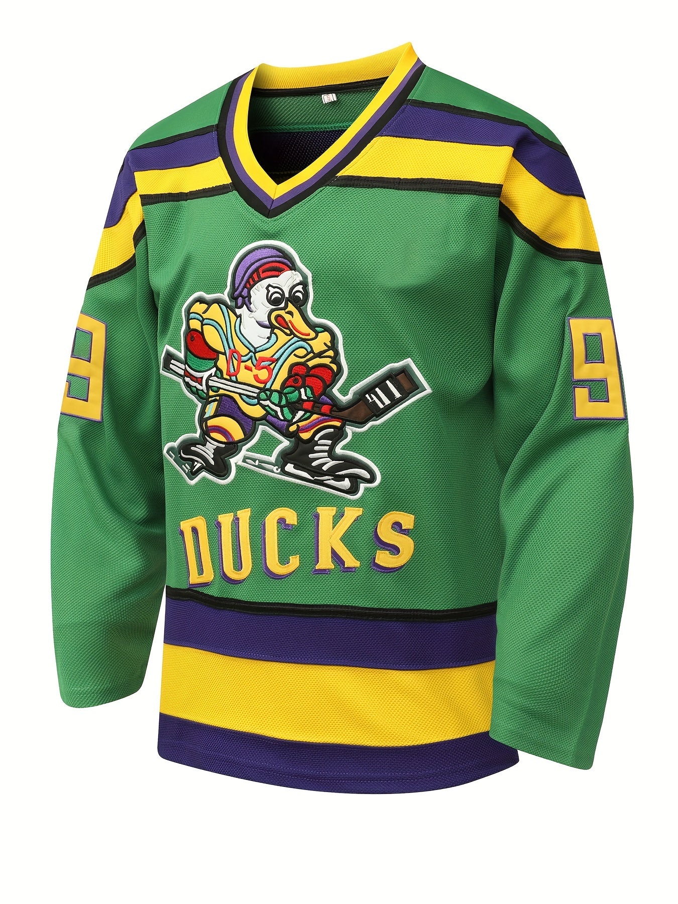 Men's Long Sleeve Ice Hockey Jersey 99 Retro Classic Embroidery Stitched Hockey